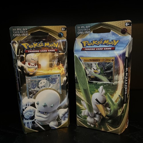 Pokemon 2020 Sword & Shield Darkness Ablaze Galarian Sirfetch'd + darmanitan