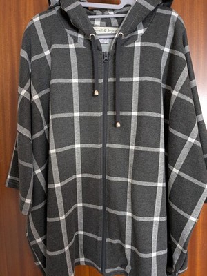 Janet&Joyce superschöne Kapuzenjacke 48/50 sehr weit geschnitten