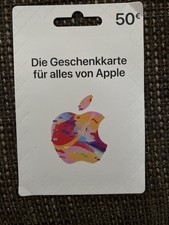 Geschenkkarte (Apple Gift Card) für alles von Apple 50 €