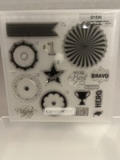 Close to My Heart CTMH D1529 Cricut Artiste My Acrylix Stamp Set New
