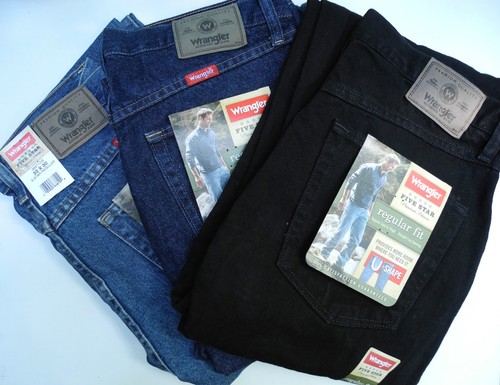 WRANGLER 5-STAR JEANS UOMO NUOVO TAGLIE 29 30 32 33 34 35 36 38 40 42 | eBay