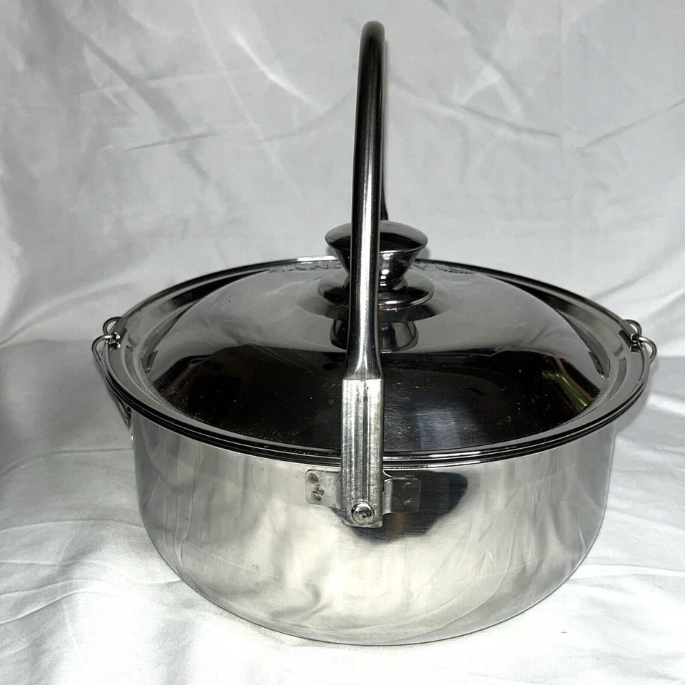 Anthonys Coal Fired Pizza Covered Pot Catering Food Culinary Steel Kettle Lid B - Image 4 of 4