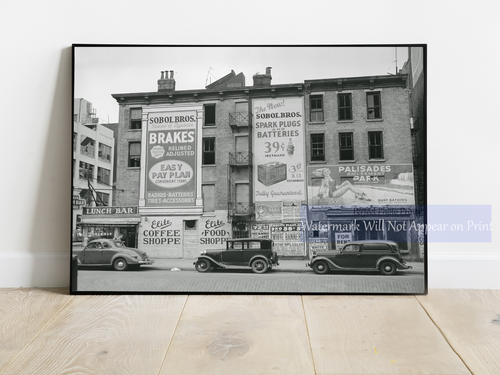 New York City 1939 First Ave & East 62nd St - Advertising , Vintage Photo Print - Picture 2 of 5