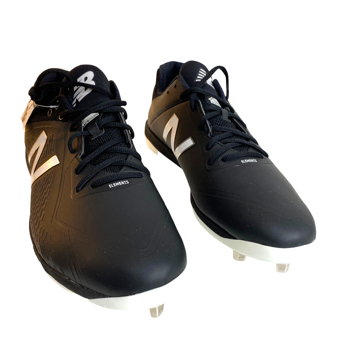 New Balance Baseball Shoes Low-Cut Elements Pack Metal Cleat Mens Size 16  Black