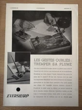 1930 Eversharp Pen Holder Advertising - Forgotten Gestures Dip His Pen 2763