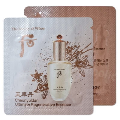 The history of Whoo Cheonyuldan Ultimate Regenerative Essence 1ml (10pcs~140pcs)