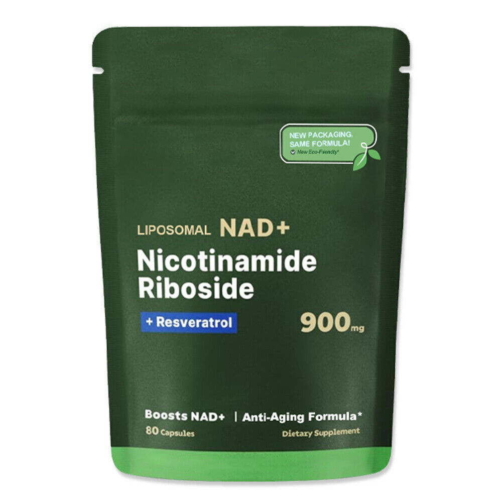NAD+ Supplement fr Anti-Aging, Energy, Focus, Nicotinamide Riboside, Resveratrol