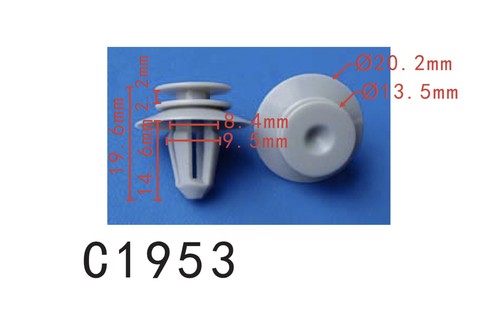 20 Clips Bmw E36 E39 Clip Panel Interior Coche 20 Clips De Fijación Con Junta Para Revestimiento Interior - Compatible Con BMW Y Mini Clip Fijación BMW Clips Puerta E36 E46