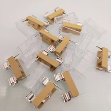 US Stock 10pcs Panel Mount PCB Fuse Holder Case with Transparent Cover 5 x 20mm