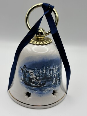 Besonder Weihnachts- Jahresglocke 1997 der Firma Arko. Porzellan