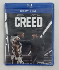 Creed Blu-Ray + DVD Michael B Jordan & Sylvester Stallone New & Sealed NIP