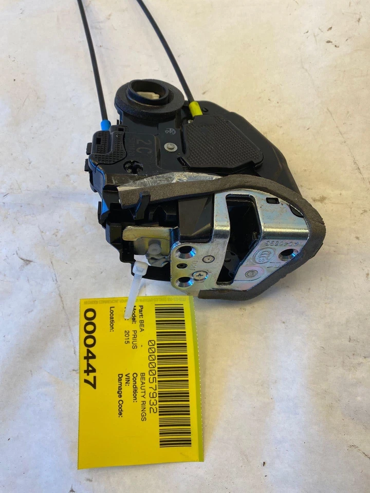 Toyota Prius C 2012-2017 conjunto de pestillo de cerradura de puerta trasera lado derecho del pasajero derecho derecho derecho derecho Foto 3 de 4