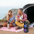 Dual 4 Portable Bluetooth Speaker BT/AUX/TWS Sub woofer Heavy Bass Sound System