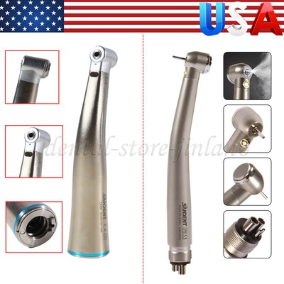 Dental Fiber Optic LED E-generator Turbine / 1:1 LED Contra Angle PDM 4-H SDM