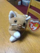 TY Beanie Baby Nip The Cat 4003 1993 w/ TAG ERRORS PVC Pellets RARE