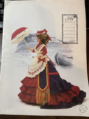 Annie's Attic Miss July 1993 Doll Crochet Pattern for Fashion Dolls