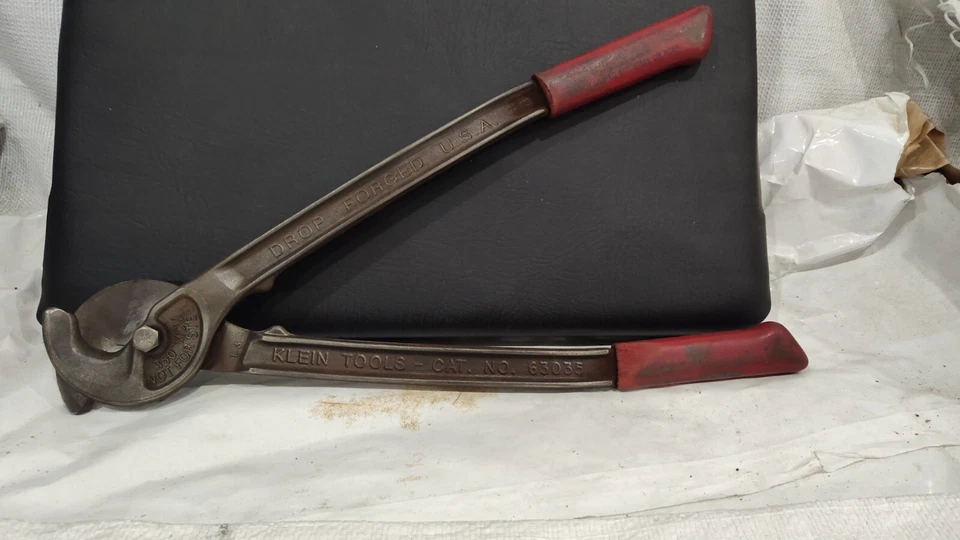 Klein Tools 16-3/4" Caída Forjado Utilidad Cable Cortador 350 MCM, Cat No. 63035 Foto 2 de 4