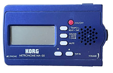 KORG MA-30 DIGITAL METRONOME ULTRA COMPACT POCKET SIZE BLUE TEMPO GAUGE