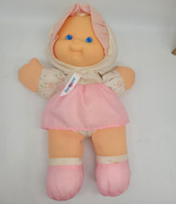 Puffalump Fisher Price Baby 11" Doll w/Rattle Pink 1994 Vtg Soft Body Plush