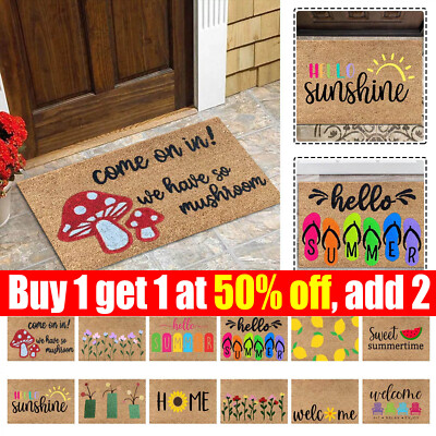 Doormat Funny Front Door Entrance Mat Hall Rug Indoor Outdoor Non Slip ...