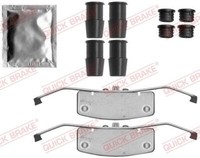 Quick Brake 109-1837 ZubehöRsatz, Scheibenbremsbelag FüR Ford Volvo