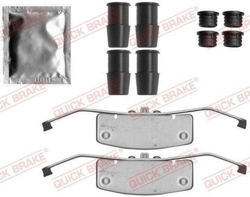 Quick Brake 109-1837 ZubehöRsatz, Scheibenbremsbelag FüR Ford Volvo-image