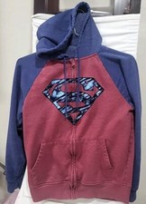 DC Comics Superman zip down hoodie size Small
