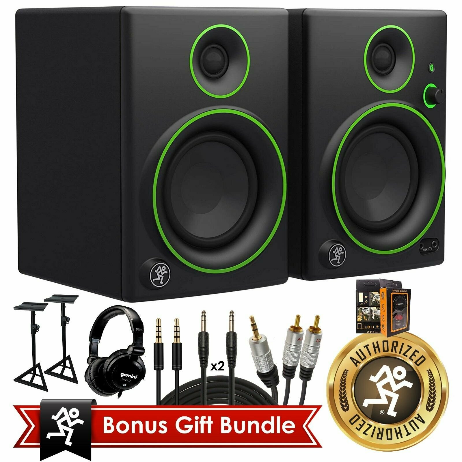 mackie cr4bt monitor speakers