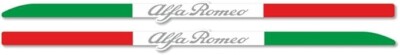 STRIPES STRISCE ADESIVE TRICOLORE ITALIA CON SCRITTA ALFA ROMEO - Foto 2