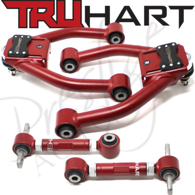 TRUHART RACING ADJUSTABLE FRONT UPPER & REAR CAMBER KIT for 97-01 HONDA CRV CR-V