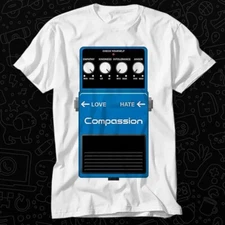 Humanity Compassion Electric Guitar Pedal Be Good Person T Shirt 557