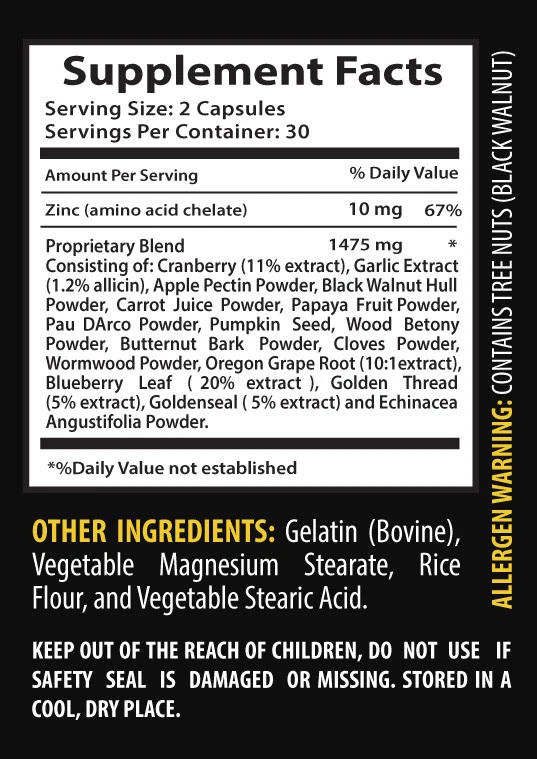 Parasite and colon cleanse - ANTI PARASITE – ACAI BERRY COMBO -acai fiber powder - Image 3 of 4