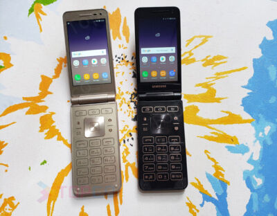 Samsung Galaxy Folder 2 SM-G1650 Android Dual SIM 4G LTE Flip Phone OPEN BOX