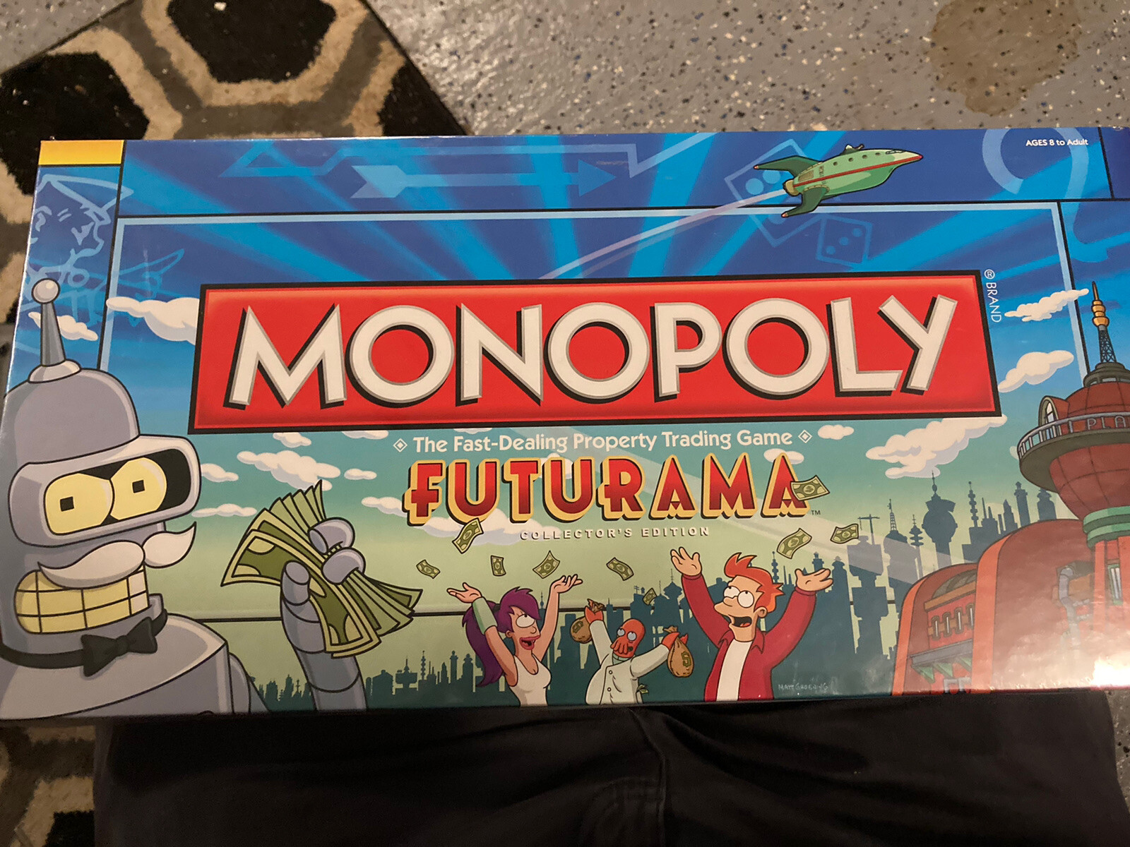 RAREFuturamaFIRSTEDITIONMonopolyCollector'sEditionNewSEALED,GOLDBENDER