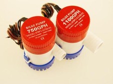 4pcs New 12V 1100 1-1/8" GPH non automatic submersible bilge Pump