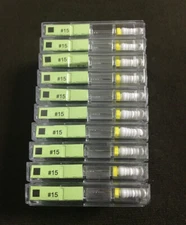 50 Packs Dental K-Files 25mm #15 Stainless Steel Root Canal Endo Files