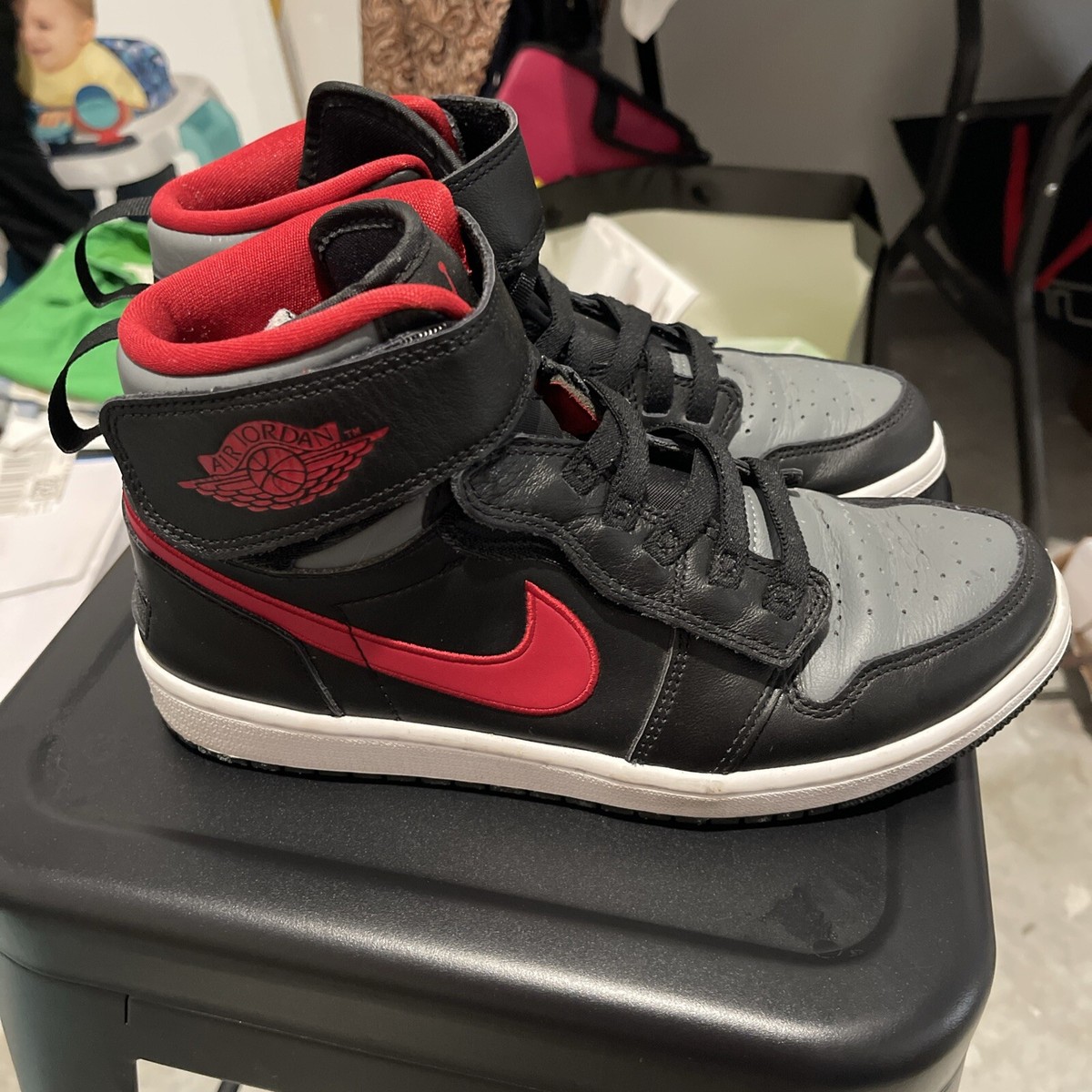 HOT Gym Red Air Jordan Flyease Particle Grey Size Air Jordan