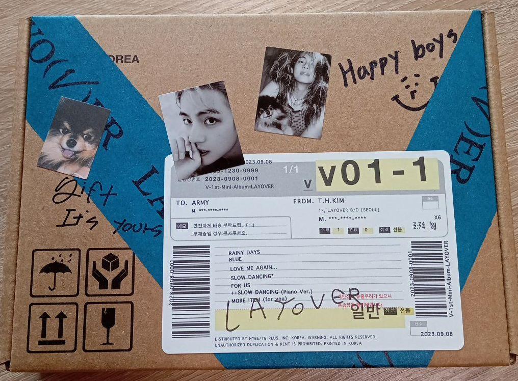 V (BTS) 1st Solo Album 