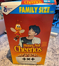 GENERAL MILLS HONEY NUT CHEERIOS CEREAL K-POP TXT TOMORROW X TOGETHER 18.6 O