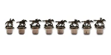 Blanton's Bourbon Complete GENUINE Set of 8 Bottle Stoppers  NEW SALE Best Match