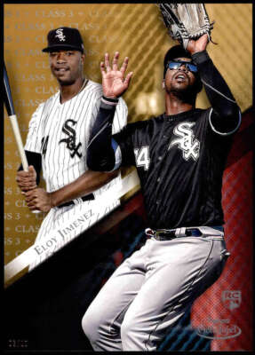 Eloy Jimenez 2019 Topps Gold Label Class One 5x7 Gold #98 6/10 White Sox