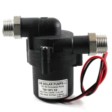 12VDC Solar Hot Water Pump, can be run directly from PV (food grade)