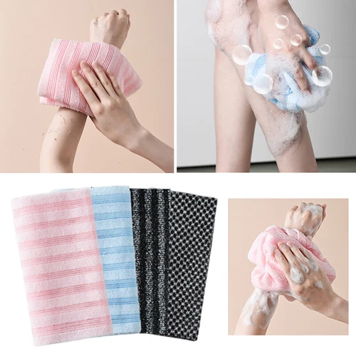 1-4 Peeling Waschlappen Duschschwamm Luffa Schwamm Rückenbürste Bad Dusche Baden - Bild 5 von 20