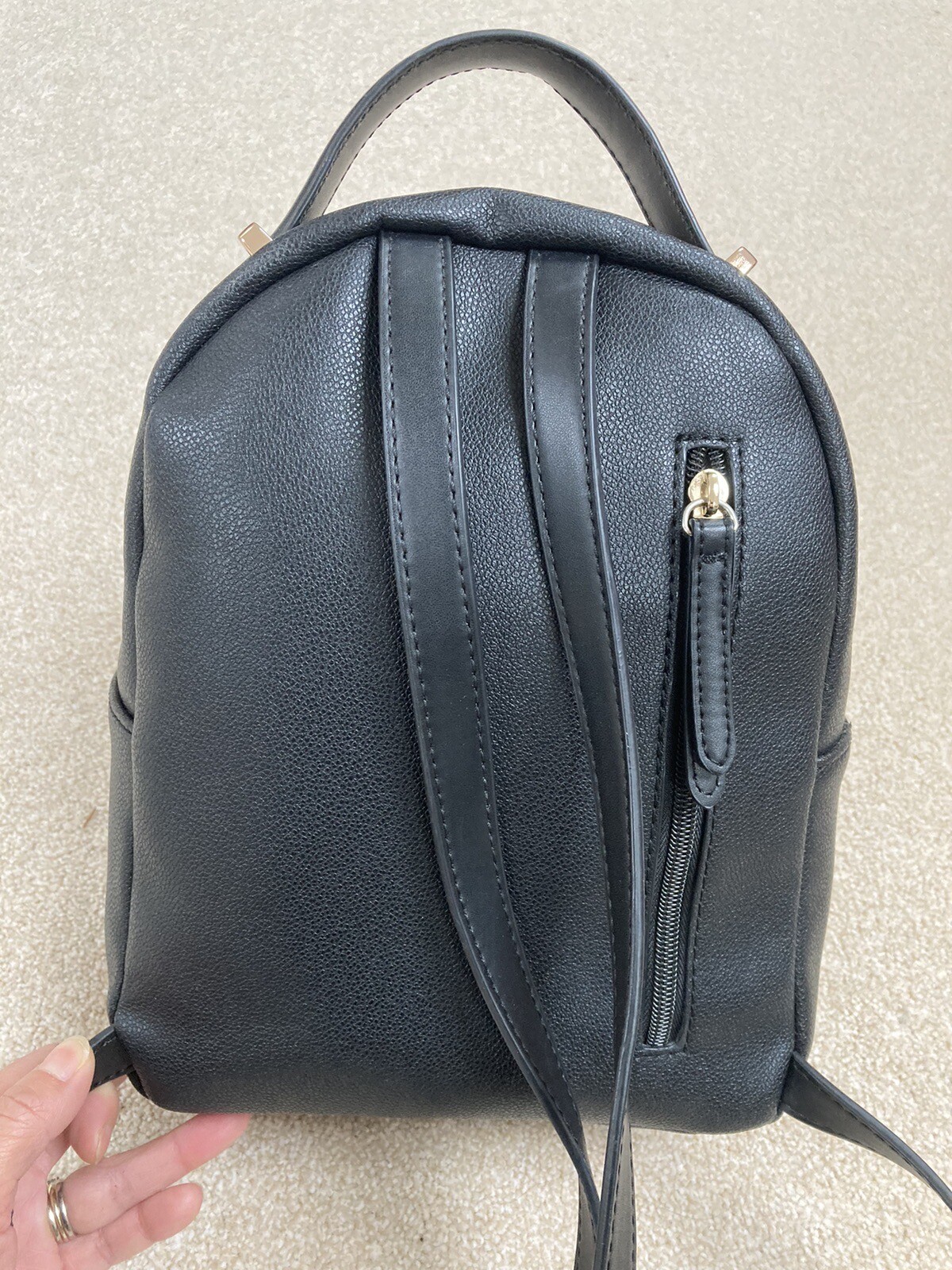 FIORELLI ‘CORA’ BLACK MINI BACKPACK RUCKSACK - image 2