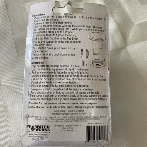 Tapón de bañera táctil de punta universal TubStrain - Imagen 3 de 3
