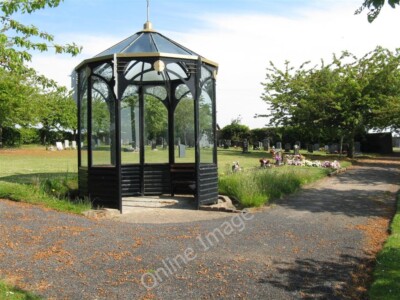 Photo 6x4 Shelter in Cranston Cemetery Dewartown  c2010