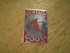 Rollfast  NOS Collectable Mint Vintage Original Flying Goose  Aluminum Badge