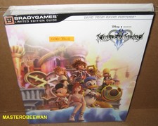 Kingdom Hearts II Limited Edition Guide Book New Sealed (Cover Design Blue)