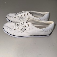 KEDS White Canvas Lace up Dream Foam SNEAKERS Athletic Sz 9 New Without Box