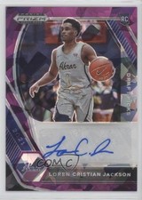 2021 Panini Prizm Draft Picks Purple Ice 29/99 Loren Cristian Jackson Auto 1i3m